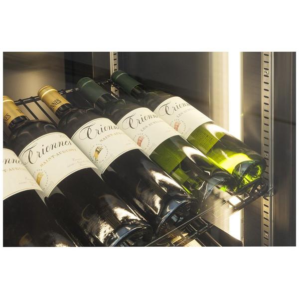 【基本設置料金セット】 ワインセラー  左開き LongFresh(ロングフレッシュ) ウッドブラック ST-408GL(WK) ［120本 /左開き］ 【お届け日時指定不可】 |  | 06