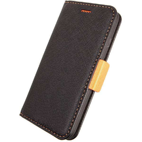 サンクチュアリ CoralloNU(エヌユー)合皮手帳型ケースforiPhone8/7/6s/6/ブラックオレンジ |  | 02