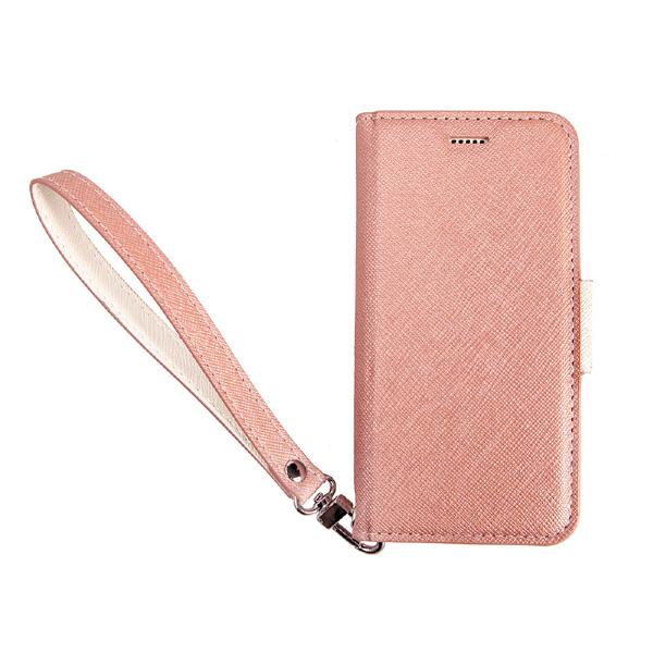 サンクチュアリ CoralloNU(エヌユー)合皮手帳型ケースforiPhone8/7/6s/6/シャンパンローズホワイト |  | 01