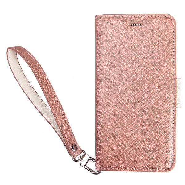 サンクチュアリ CoralloNU(エヌユー)合皮手帳型ケースforiPhone8Plus/7Plus/6sPlus/6Plus/シャンパンローズホワイト [振込不可] |  | 01