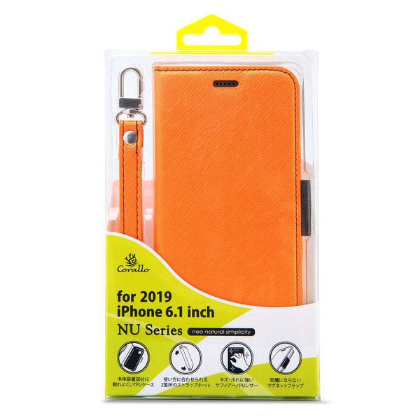CORALLO Corallo コラーロ NU 手帳型ケース for iPhone11 (Orange+Black) CR_IKMCSPLNU_OB オレンジ×ブラック |  | 04
