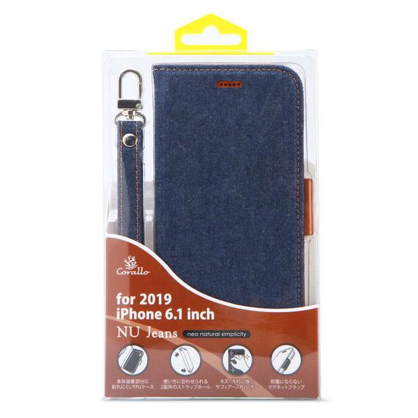 CORALLO Corallo コラーロ NU 手帳型ケース JEANS for iPhone11 (INDIGO) 【864】 |  | 04