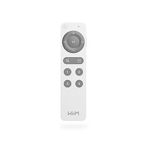 WiiM WiiM製品専用ボイスコントロール対応リモコン WiiM Voice Remote2   WIM-WREMOTE2-S | 