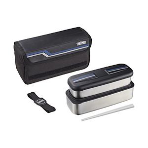 THERMOS(サーモス) フレッシュランチボックス ラインブラック DSD-1104W 【864】 | THERMOS