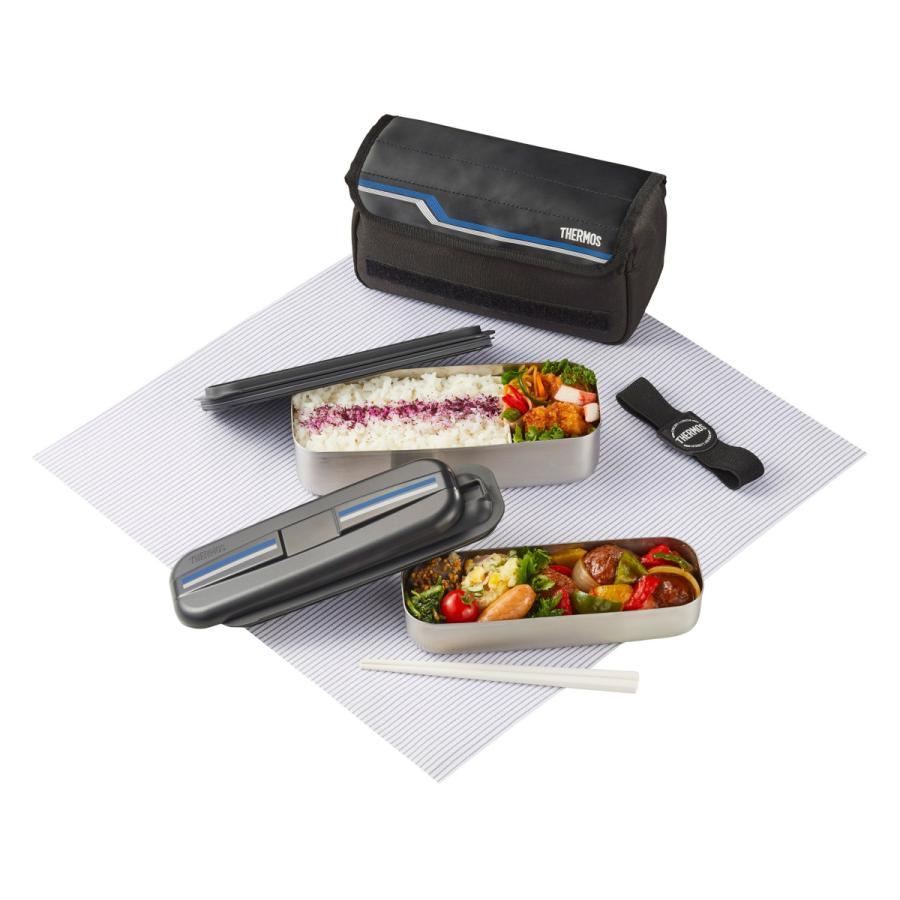 THERMOS(サーモス) フレッシュランチボックス ラインブラック DSD-1104W 【864】 | THERMOS | 04
