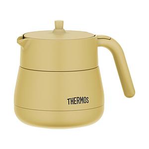 THERMOS(サーモス) 真空断熱ティーポット（容量：470ml）  ベージュ TTE-450-BE | THERMOS