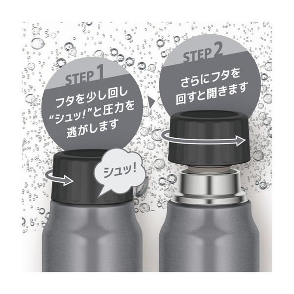 THERMOS(サーモス) 保冷炭酸飲料ボトル [1.04L]  シルバー FJK-1000-SL | THERMOS | 08
