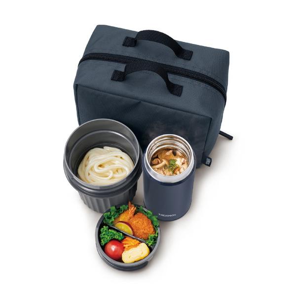 THERMOS(サーモス) ヌードルコンテナー 360ml  ネイビー JEC-1000-NVY | THERMOS | 06