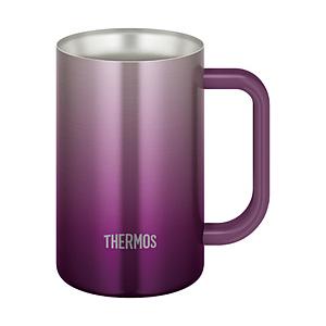 THERMOS(サーモス) 食洗対応 真空断熱ジョッキ 600ml  パープル JDK-601C-PL 【864】 | THERMOS