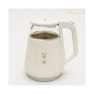 ヒロコーポレーション 温度調節機能付き電気ケトル  ホワイト KTK-10WH ［1.0L］ | 