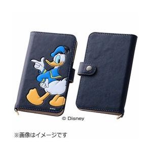 レイアウト スマートフォン用［幅 66mm／4インチ］　ポップアップ レザーケース 合皮　Sサイズ　ディズニー・ドナルド　RT-DSPJS/DD 【864】 [振込不可] | ray-out