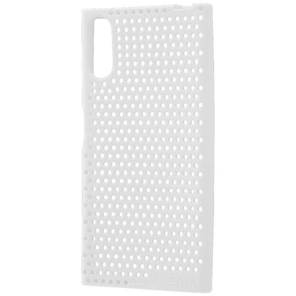 レイアウト Xperia XZs / Xperia XZ用　シリコンケース メッシュ　ホワイト　RT-RXZSC16/W 【864】 | ray-out | 01