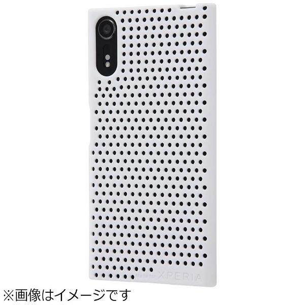 レイアウト Xperia XZs / Xperia XZ用　シリコンケース メッシュ　ホワイト　RT-RXZSC16/W 【864】 | ray-out | 02