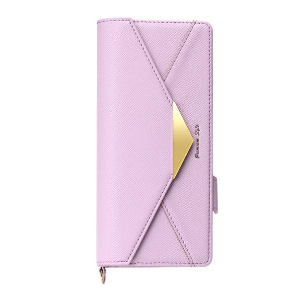 PGA Xperia 1用 ダブルフリップカバー レター型 パープル PG-XP1FP07PP [振込不可] | PGA | 03