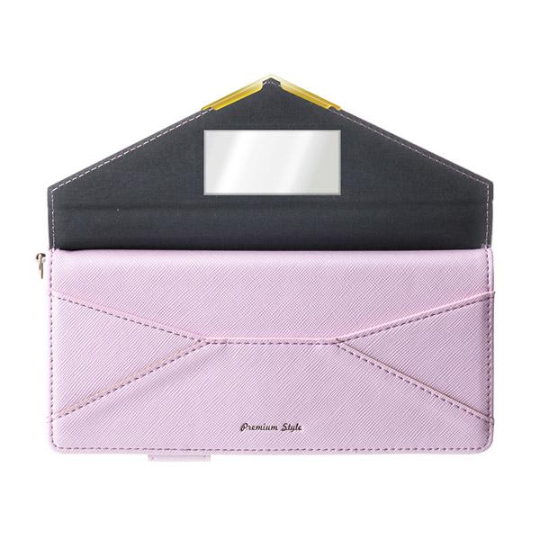 PGA Xperia 1用 ダブルフリップカバー レター型 パープル PG-XP1FP07PP [振込不可] | PGA | 06