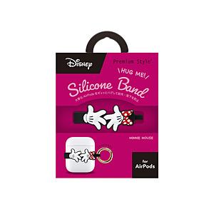 PGA AirPods用 シリコンバンド Premium Style ミニーマウス PG-DAPSSB02MNE | PGA