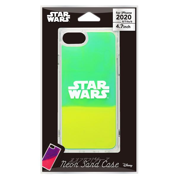 PGA iPhoneSE（第3・2世代）/8/7/6s/6用 ネオンサンドケース ロゴ/グリーン＆イエロー | PGA | 01