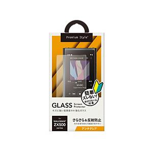 PGA WALKMAN NW-ZX500用　液晶保護ガラス　アンチグレア Premium Style クリア PG-WMZ500GL02 【852】 | PGA