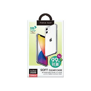PGA iPhone 12 mini 5.4インチ対応 抗菌TPUクリアケース クリア PG-20FTP01CL | PGA