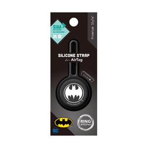 PGA AirTag 用 抗菌シリコンストラップ Premium Style バットマン PG-WATSC04BAT | PGA