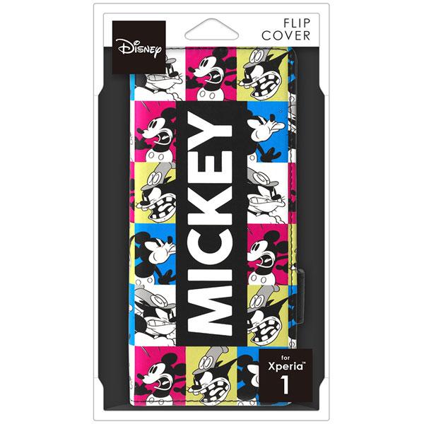 PGA Xperia 1用 フリップカバー PG-DXP770MKY ミッキーマウス＆ピート 【864】 [振込不可] | PGA | 01