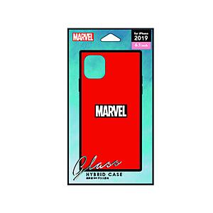 PGA iPhone 11 6.1インチ 用　ガラスハイブリッドケース　 ロゴ レッド PG-DGT19B11MVL [振込不可] | PGA