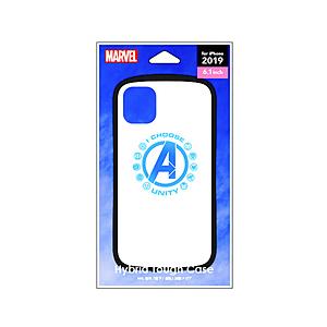 PGA iPhone 11 6.1インチ 用　ハイブリッドタフケース　 アベンジャーズ ホワイト PG-DPT19B10AVG 【852】 [振込不可] | PGA
