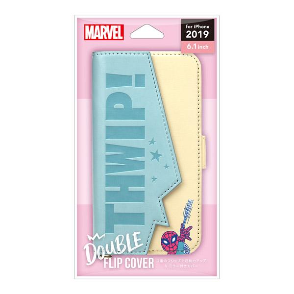 PGA iPhone 11 6.1インチ 用　ダブルフリップカバー　 スパイダーマン PG-DFP19B12SPM [振込不可] | PGA | 01