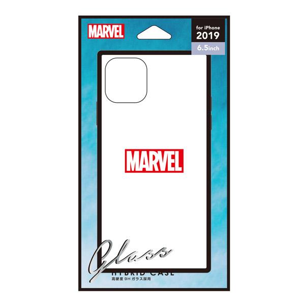 PGA iPhone 11 Pro Max 6.5インチ 用 ガラスハイブリッドケース ロゴ/ホワイト PG-DGT19C10MVL 【864】 [振込不可] | PGA | 01