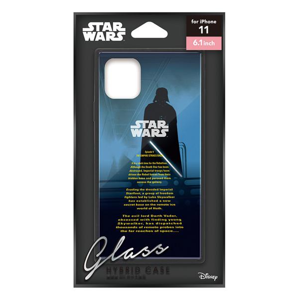 PGA iPhone 11用 ガラスハイブリッドケース ダース・ベイダー PG-DGT19B31DV ダース・ベイダー [振込不可] | PGA | 01
