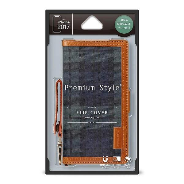 PGA iPhone X用　フリップカバー ファブリック生地　グリーン　PG-17XFP17GR 【864】 [振込不可] | PGA | 03