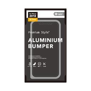 PGA iPhone XR用 6.1用 アルミニウムバンパー シルバー PG-18YBP03SV シルバー 【864】 [振込不可] | PGA
