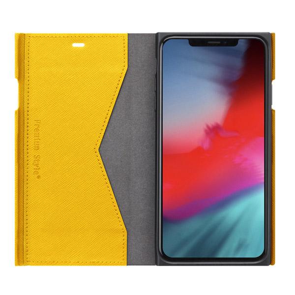 PGA iPhone XS MAX用 タフフリップカバー イエロー PG-18ZFP14YE イエロー 【864】 [振込不可] | PGA | 04