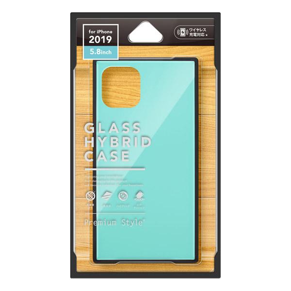 PGA iPhone 11 Pro 5.8インチ用　ガラスハイブリッドケース　ブルー PG-19AGT04BL 【864】 [振込不可] | PGA | 01