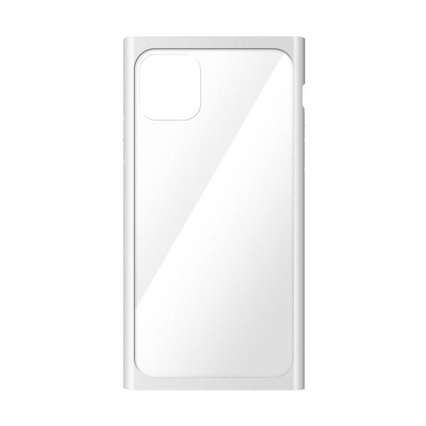 PGA iPhone 11 Pro Max 6.5インチ 用　クリアガラスタフケース　スクエア型　ホワイト PG-19CGT11WH 【852】 [振込不可] | PGA | 03