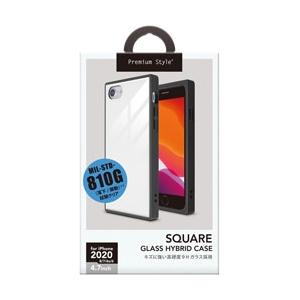 PGA iPhone SE（第2世代） ガラスハイブリッドケース ホワイト PG-20MGT10WH 【864】 [振込不可] | PGA