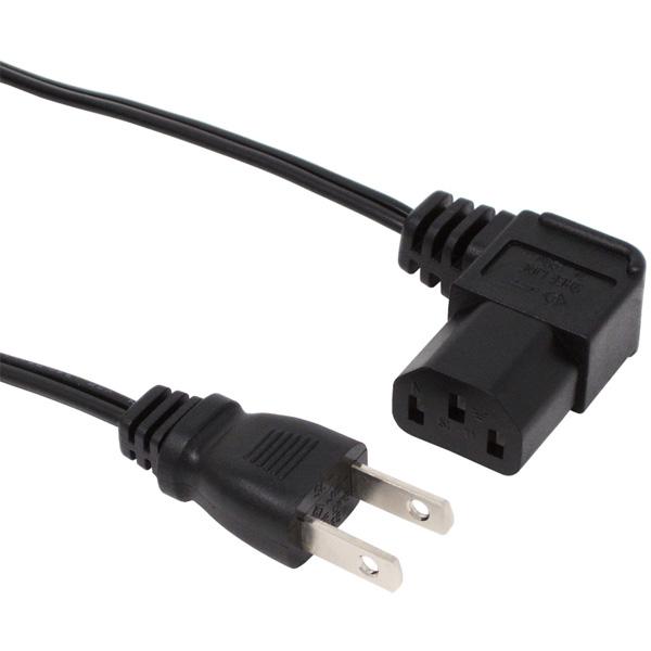 アイネックス ACP-05L-BK (AC電源ケーブル 極細L型タイプ/0.5m) |  | 01