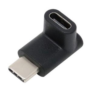 アイネックス USB3.1Gen2変換アダプタ Cメス - Cオス 縦L型 U32CC-UFAD ブラック | 