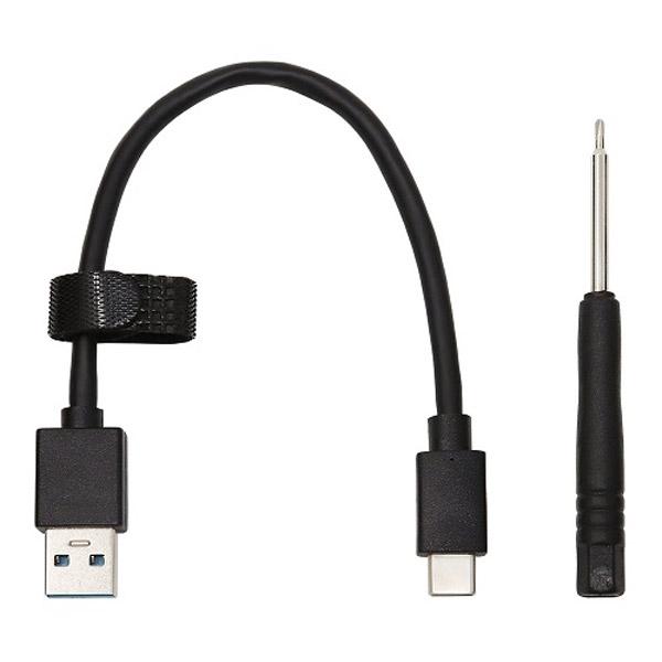 アイネックス USB3.1Gen2対応 M.2 SATA SSDケース HDE-12｜y-sofmap｜03