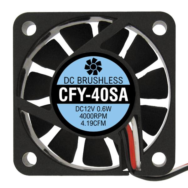 アイネックス ケース用ファン40mm 薄型静音タイプ CFY-40SA ブラック |  | 01