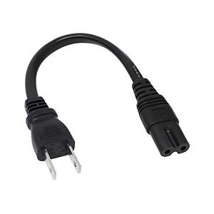 アイネックス ACP-C7018 ACアダプタ用電源ケーブル 0.18m  ブラック | 