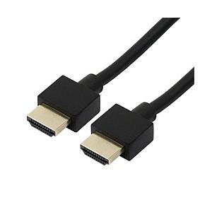アイネックス AMC-HDS20 HDMIケーブル  ブラック ［2m /HDMI⇔HDMI /スタンダードタイプ /イーサネット対応］ | 