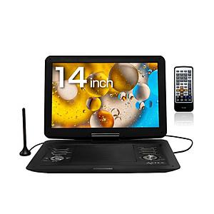WiS ポータブルDVDプレーヤー   AS-14TVR01 ［14.1V型 /フルセグ］ | 