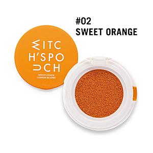 アスリーエイチ Witch’s Pouch（ウィッチズポーチ）クッションブラッシャー 4g  スウィートオレンジ WPCB-02 | 