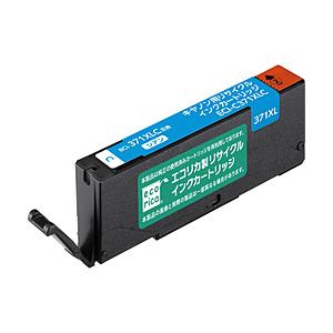 エコリカ 【リサイクル】［キヤノン：BCI-371XLC（大容量シアン）対応］ リサイクルインクカートリッジ　ECI-C371XLC | エコリカ