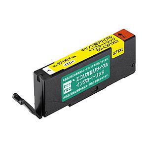 エコリカ 【リサイクル】［キヤノン：BCI-371XLY（大容量イエロー）対応］ リサイクルインクカートリッジ　ECI-C371XLY | エコリカ