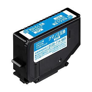 エコリカ ECI-EKUIL-C リサイクルインクカートリッジ【エプソン用　 KUI-C-L互換】 シアン | エコリカ