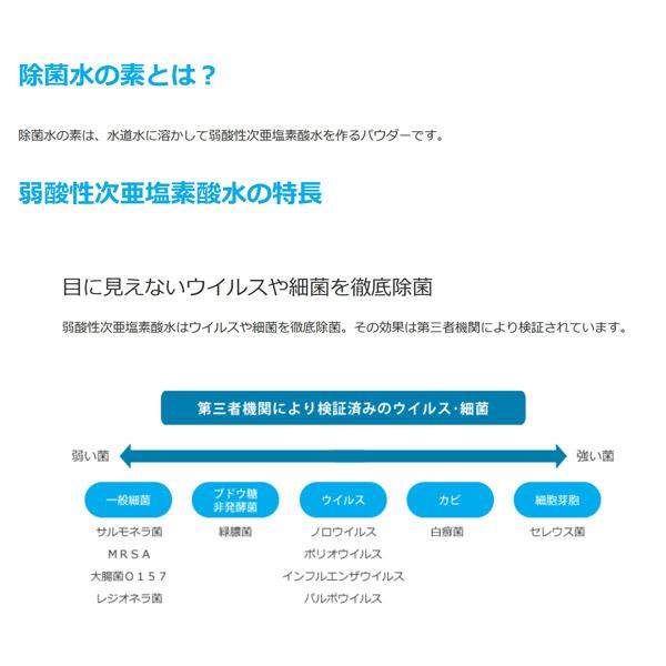 シリウス 除菌水の素（8包入り）   SPW-H008 |  | 03