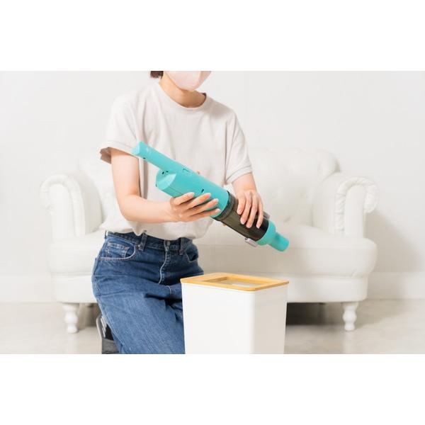 三洋テック スティック型コードレスクリーナー ターコイズブルー WTA01-L ［紙パックレス式 /コードレス］ [振込不可] |  | 03