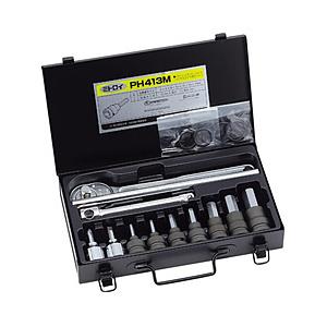 ミトロイ PH413M 1/2インチ ヘックスソケット パワータイプ 13点 ミトロイ PH413M 1/2インチ ヘックスソケット パワータイプ 13点